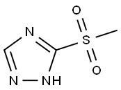 3-(甲基磺酰基)-1H-1,2,4-三唑, 3589-05-7, 结构式
