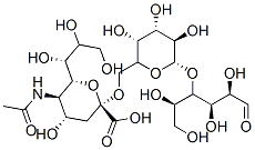 N-ACETYLNEURAMIN-LACTOSE Struktur