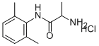 Tocainide hydrochloride Structure