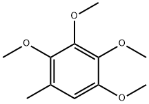 2,3,4,5-テトラメトキシトルエン 化学構造式