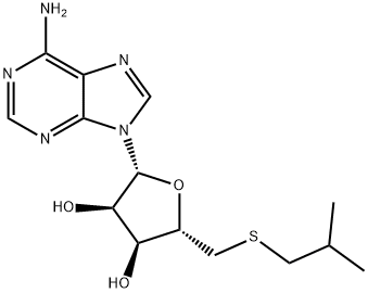5'-S-イソブチル-5'-チオアデノシン 化学構造式