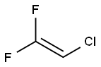 2-氯-1,1-二氟乙烯,359-10-4,结构式