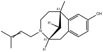 ペンタゾシン 化学構造式