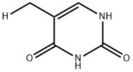 THYMINE-METHYL-3H MOL. WT. 126.1 Struktur