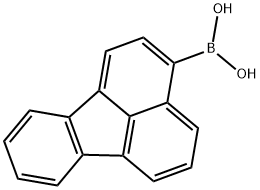 Fluoranthene-3-boronic acid Struktur