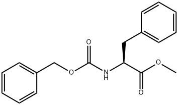 N-苄氧羰基-L-苯丙氨酸甲酯 结构式
