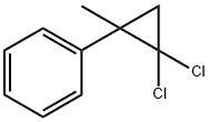 (2,2-ジクロロ-1-メチルシクロプロピル)ベンゼン 化学構造式