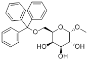 METHYL-6-O-TRIPHENYLMETHYL-ALPHA-D-GALACTOPYRANOSIDE, 35920-83-3, 结构式