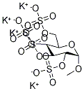 Methyl α-D-Glucopyranoside 2,3,4,6-tetra-O-sulfate, Potassium Salt, 359437-01-7, 结构式