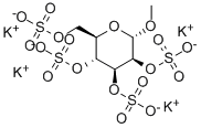 Methyla-D-mannopyranoside2,3,4,6-tetrasulfatepotassiumsalt 结构式