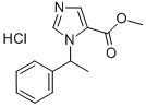 Metomidate Hydrochloride Structure