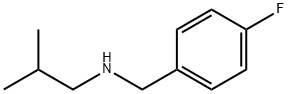 (4-フルオロベンジル)イソブチルアミン 化学構造式