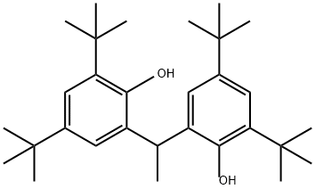 2,2'-ETHYLIDENEBIS(4,6-DI-TERT-BUTYLPHENOL) Struktur