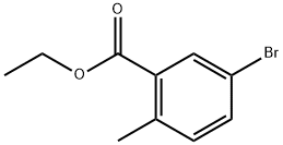 5-ブロモ-2-メチル安息香酸エチル 化学構造式