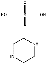 piperazine sulphate Struktur