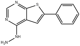4-HYDRAZINO-6-PHENYLTHIENO[2,3-D]PYRIMIDINE Structure