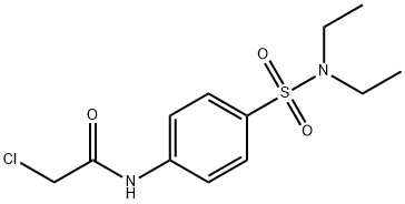 2-CHLORO-N-(4-DIETHYLSULFAMOYL-PHENYL)-ACETAMIDE Structure