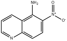 6-ニトロキノリン-5-アミン 化学構造式