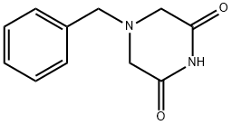 1-Benzyl-3,5-piperazinedione Structure