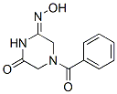 1-Benzoyl-5-(hydroxyimino)piperazin-3-one Structure