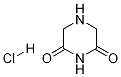 Piperazine-2,6-dione hydrochloride Structure