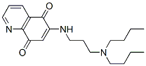 6-[[3-(Dibutylamino)propyl]amino]-5,8-quinolinedione Structure