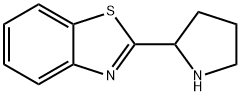 2-吡咯烷-2-基-1,3-苯并噻唑盐酸盐, 359804-21-0, 结构式