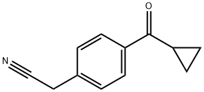 4-(环丙基羰基)苯乙腈, 35981-67-0, 结构式