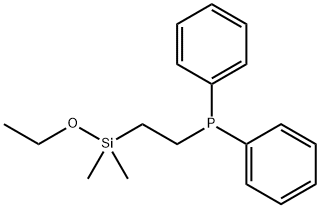 二苯基膦基乙基二甲基乙氧基硅烷, 359859-29-3, 结构式