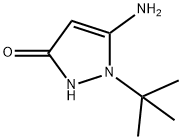 5 -氨基- 1 -叔丁基-1H -吡唑- 3-醇, 359867-35-9, 结构式