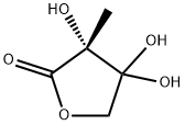 2(3H)-Furanone, dihydro-3,4,4-trihydroxy-3-methyl-, (3R)- (9CI) 结构式