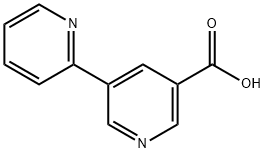 5-(吡啶-2-基)吡啶-3-羧酸, 35989-05-0, 结构式