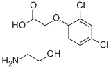 2,4-滴乙醇胺盐 结构式