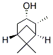 [1S-(1alpha,2alpha,3beta,5alpha)]-2,6,6-trimethylbicyclo[3.1.1]heptan-3-ol Struktur
