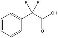 α,α-Difluorophenylacetic acid Structure