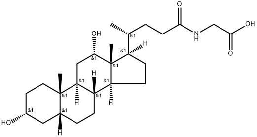 甘氨脱氧胆酸,360-65-6,结构式