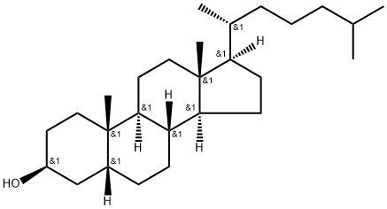 コプロスタノール 化学構造式