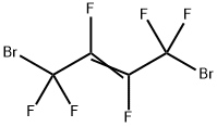 1,4-ジブロモヘキサフルオロ-2-ブテン 化学構造式