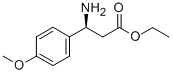 (S)-3-Amino-3-(4-methoxyphenyl)propionicacidethylester Struktur