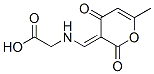 Glycine, N-[(6-methyl-2,4-dioxo-2H-pyran-3(4H)-ylidene)methyl]- (9CI) Struktur