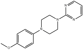 2-[4-(p-Methoxyphenyl)-1-piperazinyl]pyrimidine Structure