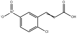 2-CHLORO-5-NITROCINNAMIC ACID Struktur