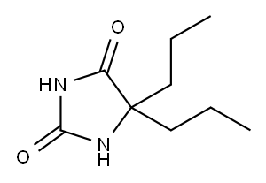 5,5-DIPROPYL-IMIDAZOLIDINE-2,4-DIONE Structure