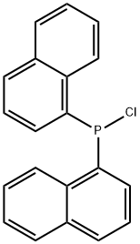 Bis(1-naphthyl)chlorophosphine,  Struktur