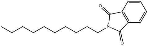 N-デシルフタルイミド 化学構造式