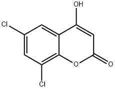 6,8-二氯-4-羟基香豆素,36051-82-8,结构式