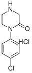 1-(4-氯苯基)哌嗪-2-酮盐酸盐, 360561-52-0, 结构式