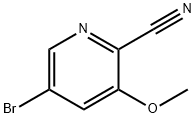 5-溴-3-甲氧基吡啶-2-甲腈 结构式