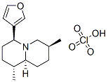 2H-Quinolizine, 4-(3-furanyl)octahydro-1,7-dimethyl-, 1R-(1.alpha.,4.beta.,7.beta.,9a.alpha.)-, perchlorate Struktur