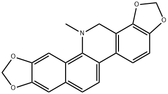 二氢血根碱,3606-45-9,结构式